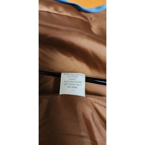 Fossil Womens Single Breasted Jacket Blazer Yellow Mustard Notch Lapel Size S - Picture 8 of 8